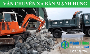 Vận chuyển xà bần uy tín.