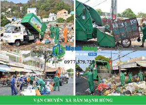 Thu gom rác thải giá rẻ.