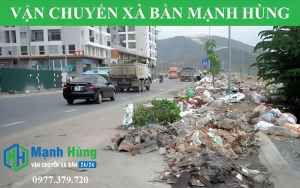 Đơn vị thu hốt xà bần nhanh chóng.