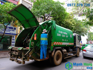 Dịch vụ chuyên nghiệp của Vận chuyển xà bần Mạnh Hùng.