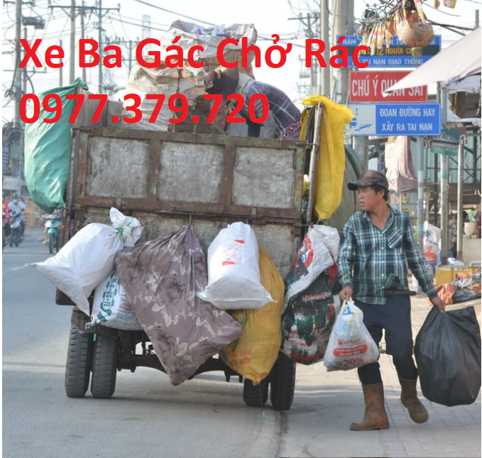 Xe Ba Gác Chở Rác Quận Tân Bình Dịch Vụ Nhanh Gọn