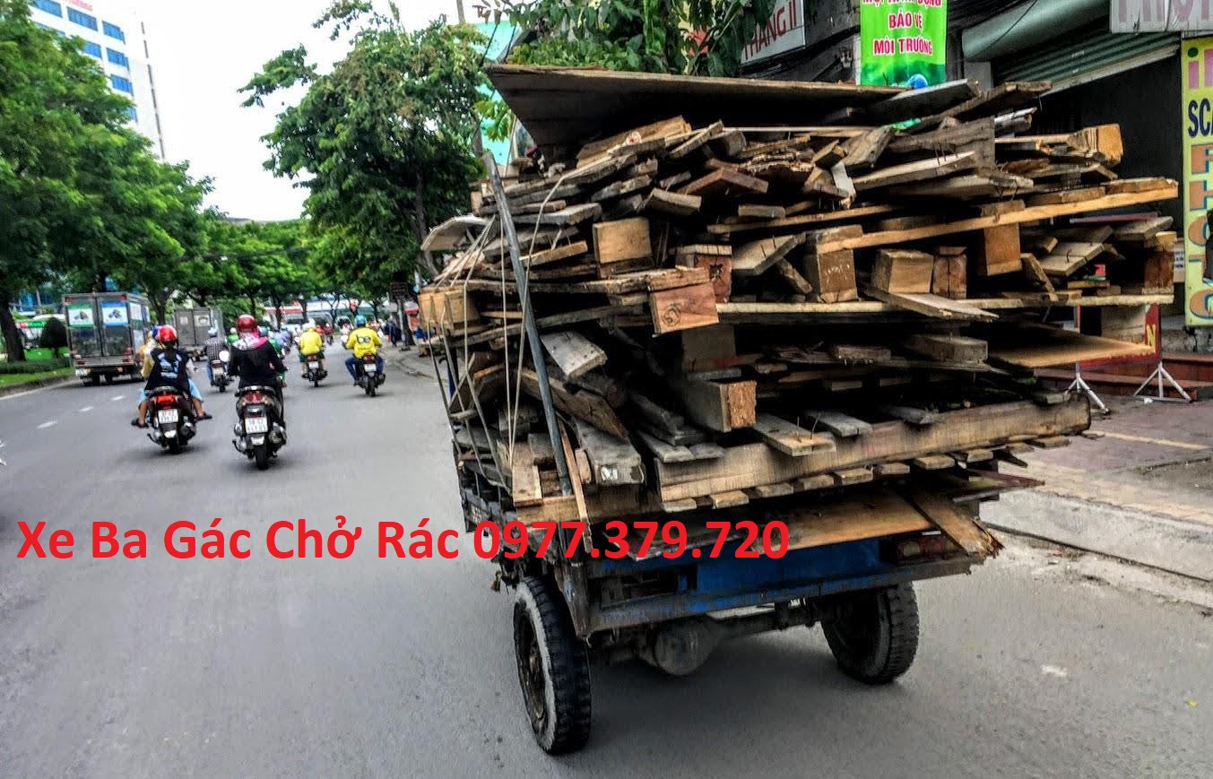 Xe Ba Gác Chở Rác Quận 1 Uy Tín 