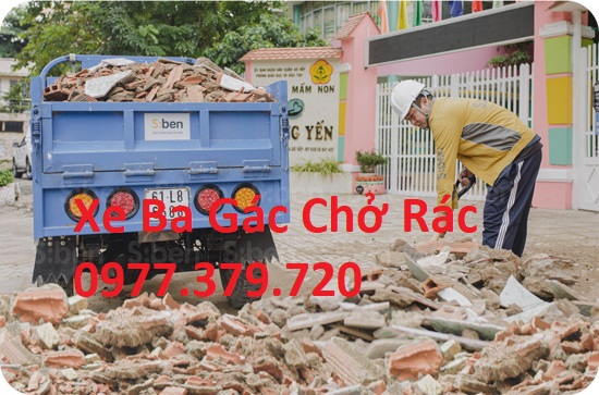 Xe Ba Gác Chở Rác Quận Bình Tân