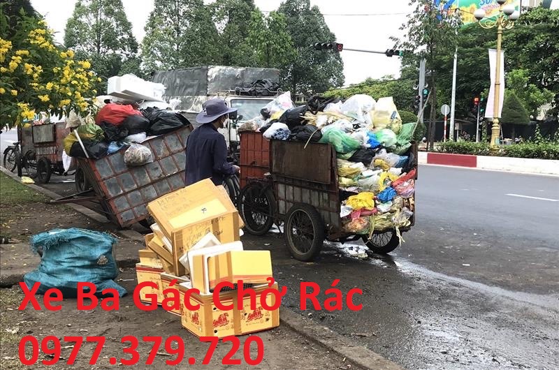 Xe Ba Gác Chở Rác Quận Tân Bình 