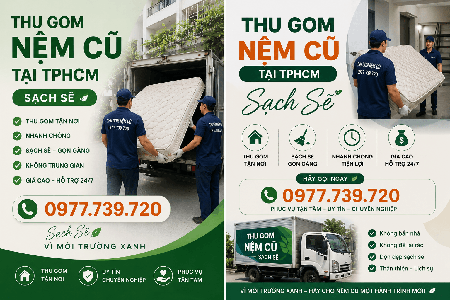 Thu Gom Nệm Cũ Chuyên Nghiệp