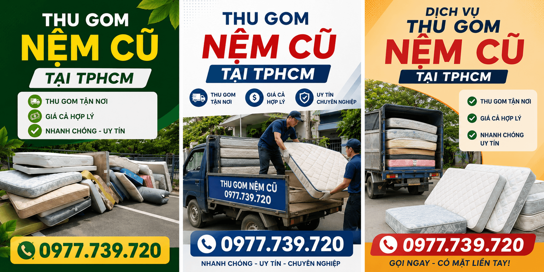 Thu Gom Nệm Cũ Uy Tín